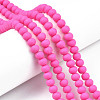 Handmade Polymer Clay Beads Strands CLAY-N008-053-03-5