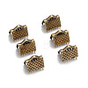 Iron Ribbon Crimp Ends E004Y-AB-01-1