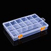 Rectangle Polypropylene(PP) Bead Storage Container CON-N013-05-3