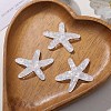 UV Plating Ocean Theme Transparent Resin Cabochons CRES-D306-01A-1