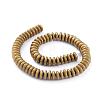 Electroplate Non-magnetic Synthetic Hematite Heishi Beads Strands G-M007-20B-2
