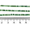 Transparent Glass Beads Strands X-GLAA-H027-01G-5