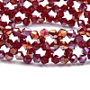 Bling Glass Beaded Stretch Bracelet BJEW-N018-03-04-2