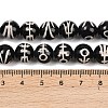 Tibetan Style dZi Beads Strands G-G328-A07-10mm-5