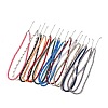 Ployester Core-Wrapped Round Cord Necklace Making KK-CBACFA2-03P-1