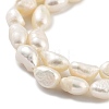 Natural Cultured Freshwater Pearl Beads Strands PEAR-P062-32A-4