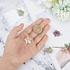 4Pcs Natural Mixed Stone Pendants FIND-FH0005-70-4