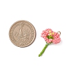 Glass Seed Beaded Flower Pendants PALLOY-MZ01171-3