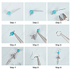 DIY Trinity Knot Earring Making Kit DIY-SC0020-09-4