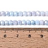 Anti-Tarnish Electroplate Glass Beads Strands EGLA-ZX010-4mm-07-6