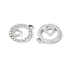 Alloy Crystal Rhinestone Pendants ALRI-T012-01B-P-2