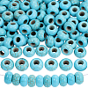 100Pcs Synthetic Turquoise European Beads TURQ-PA0001-04B-1