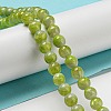Dyed Natural White Jade Beads Strands G-F764-01A-2
