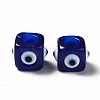 Resin Evil Eye European Beads LS-X-RESI-A021-01-2