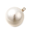 ABS Plastic Imitation Pearl Pendants FIND-H052-01K-01KCG-2