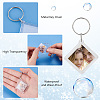   30Pcs Transparent Acrylic Photo Frame Keychain KEYC-PH0002-03-4