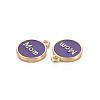 Alloy Enamel Charms ENAM-T016-11H-RS-3