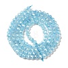 Cubic Zirconia Bead Strands ZIRC-C006-01B-08-3