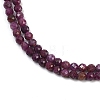 Natural Ruby Beads Strands G-C181-B06-02-4