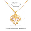 304 Stainless Steel Pendant Necklaces WGB72CB-03-1