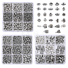 Tibetan Style Alloy Tube Bails TIBE-YW0001-81-2
