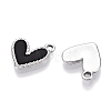 Rack Plating Alloy Enamel Charms X-ENAM-N056-343P-3