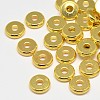 Brass Spacer Beads X-KK-E357-10mm-G-2