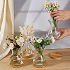 6Pcs Transparent Glass Vase AJEW-DC0004-17-3