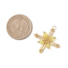 Glass Beaded Pendants PALLOY-MZ01161-01-2