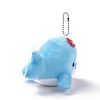 PP Cotton Mini Animal Plush Toys Dolphin Pendant Decoration HJEW-C002-01C-2