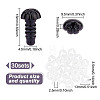 30 Sets Plastic Dog Safety Craft Noses FIND-GO0002-17B-2