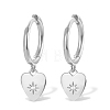S925 Silver Heart-shaped Earrings Set MG6658-6-1