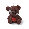 Halloween Opaque Resin Pendants RESI-G115-01B-1