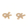 201 Stainless Steel Charms STAS-B001-44G-2