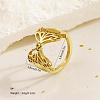 304 Stainless Steel Finger Rings for Women ON6968-11-1