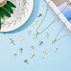 36Pcs 6 Style Long-Lasting Plated Brass Charms KK-FH0005-19-5