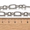 Non-Tarnish Unisex 304 Stainless Steel Figaro Chain Necklaces X-NJEW-H215-03P-5