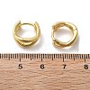 Rack Plating Brass Criss Cross Hoop Earrings for Women LS-EJEW-B014-15G-4