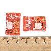 Christmas Theme Opaque Resin Decoden Cabochons CRES-B022-03B-3