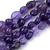 Natural Amethyst Beads Strands G-Q952-02-6x8-1