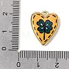 Printed Alloy Pendants ENAM-F160-07B-G-3