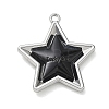 Spray Painted Alloy Pendants AL-CBA5B8E-14P-01-1