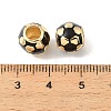 Sports Ball Brass Enamel European Beads KK-CBAF2EC-03G-04-3
