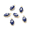 Brass Enamel Pendants KK-J302-04G-2