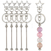 10Pcs Alloy Keychain Clasps KEYC-SC0001-79A-1