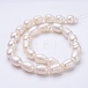 Natural Cultured Freshwater Pearl Beads Strands PEAR-P002-14-2