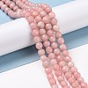 Natural Pink Opal Beads Strands G-E571-22A-2