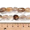 Natural Gold Rutilated Quartz Beads Strands G-P568-C09-01-5