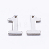 Tarnish Resistant 201 Stainless Steel Pendants LS-STAS-F128-01P-1-1-2