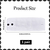 Removable Cotton Wrist Cuffs with Resin Button AJEW-WH20077-020A-2
